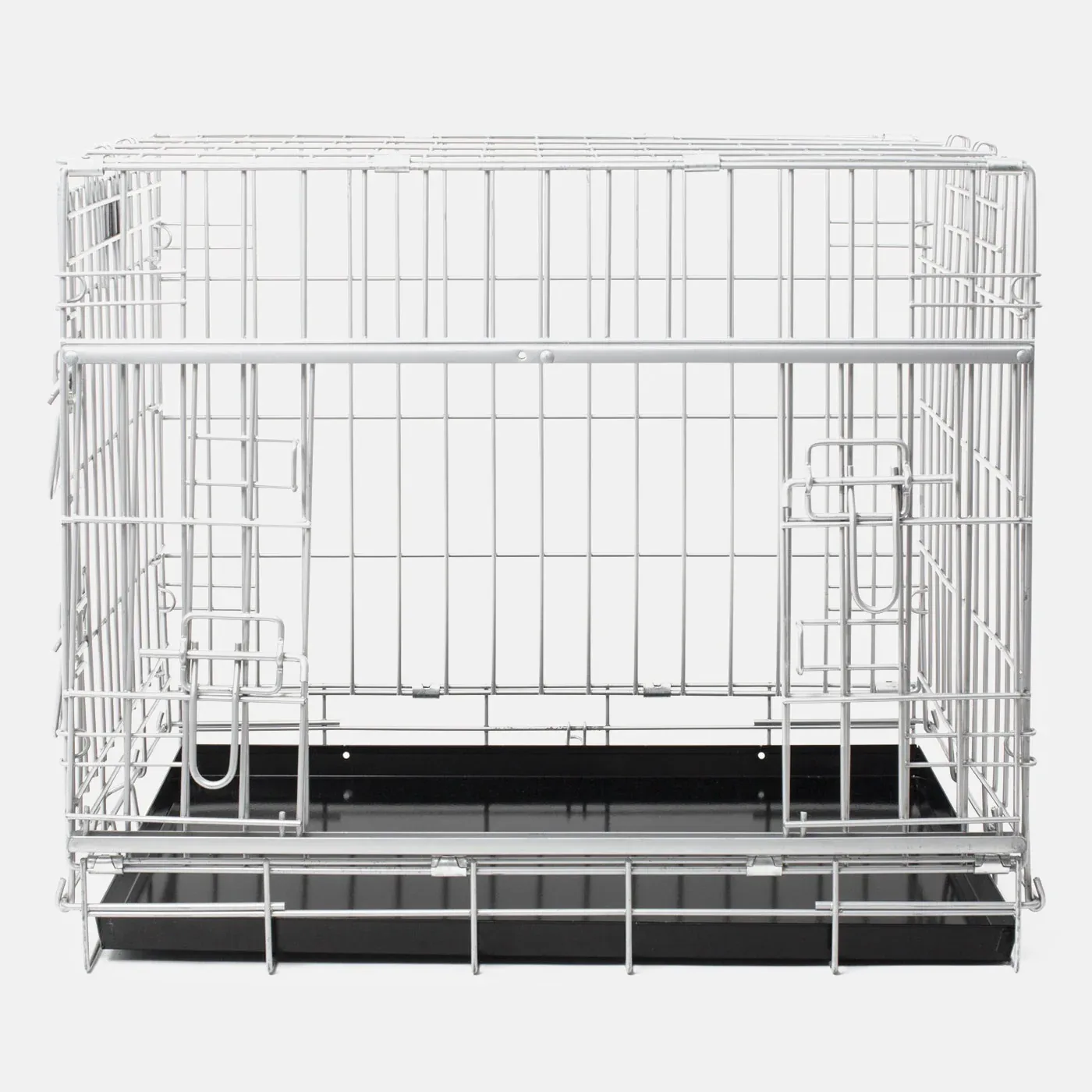 Sliding Door Dog Crate in Grey by Lords & Labradors - Image 2