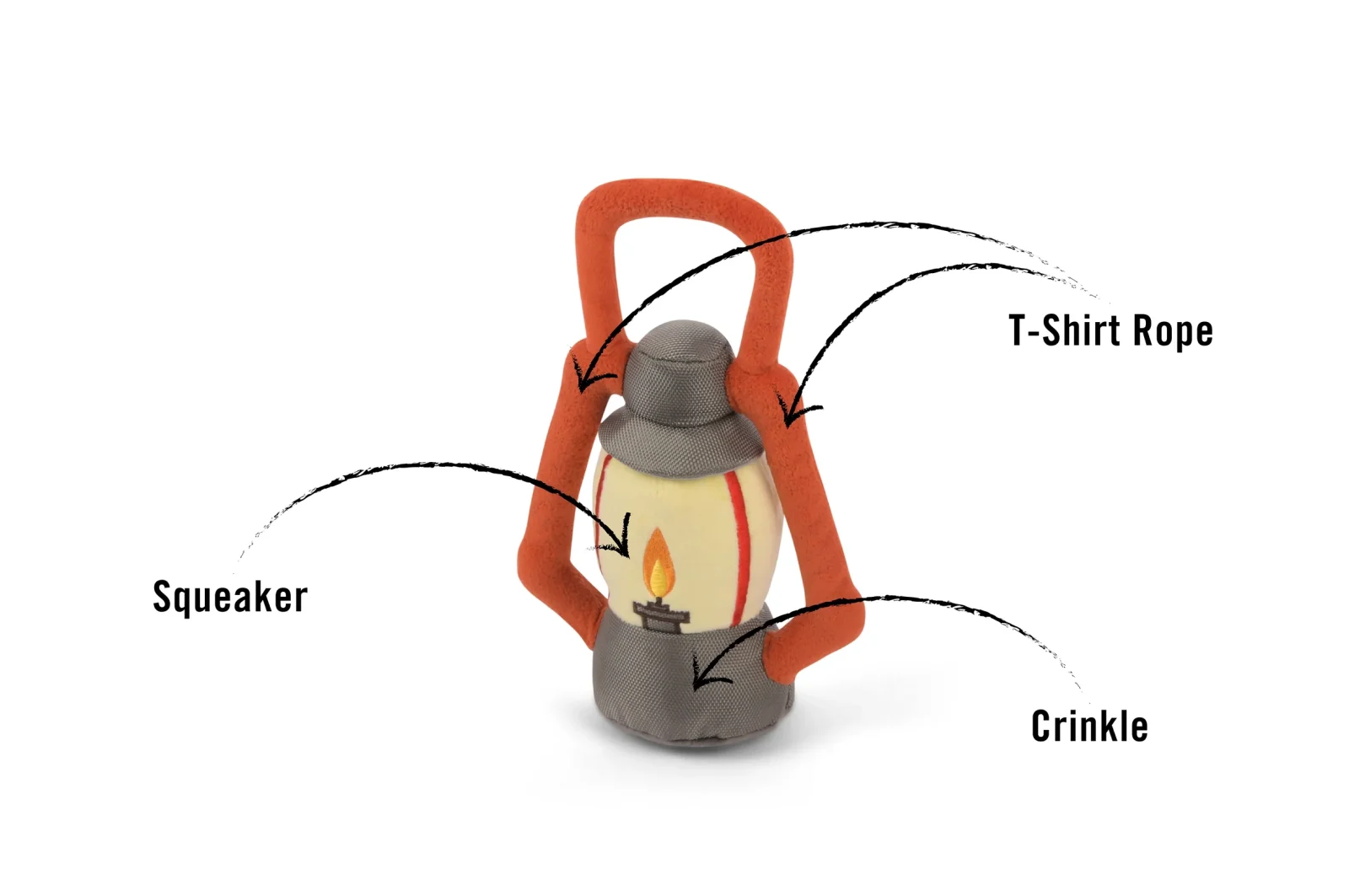 LANTERN PLUSH DOG TOY - Image 2