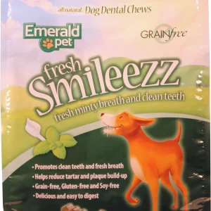 Emerald Pet Fresh Smileezz Grain Free Mini Dog Dental Treats - 12 oz Bag