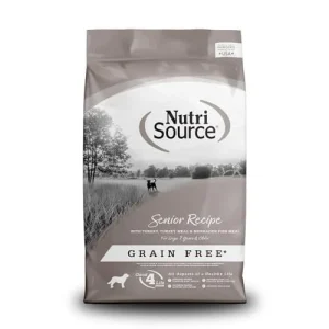Nutrisource Grain-Free Turkey and Menhaden Senior Formula Dry Dog Food