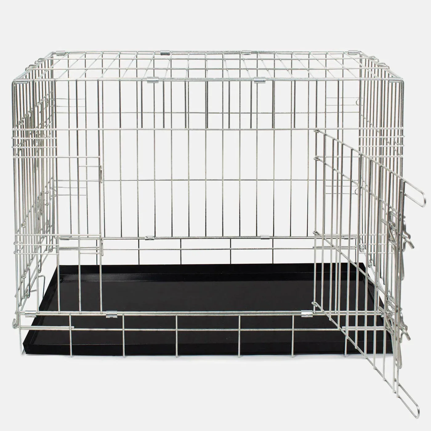 Heavy Duty Deluxe Dog Crate in Silver by Lords & Labradors - Image 2