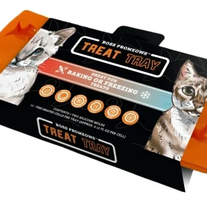 Boss Dog ProMeow Orange Boss Cat Treat Tray Dog Treats - 3 Pack