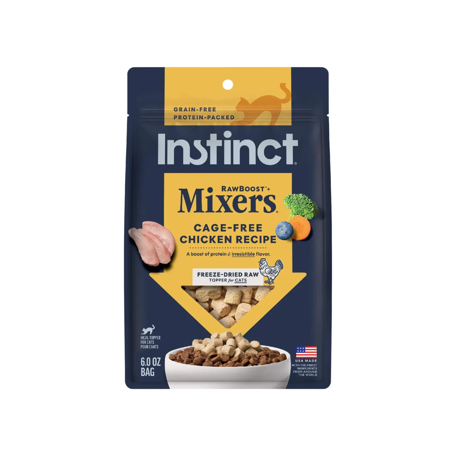 Instinct Raw Boost Mixers Grain Free Freeze Dried Cat Food Toppers