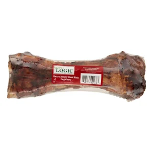 Nature's Logic Beef Extra Meaty Shin Bone All-Natural Beef Dog Treats -