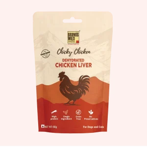 Bruno's Wild Essentials Chicky Chicken Liver Dehydrated Dog Treats