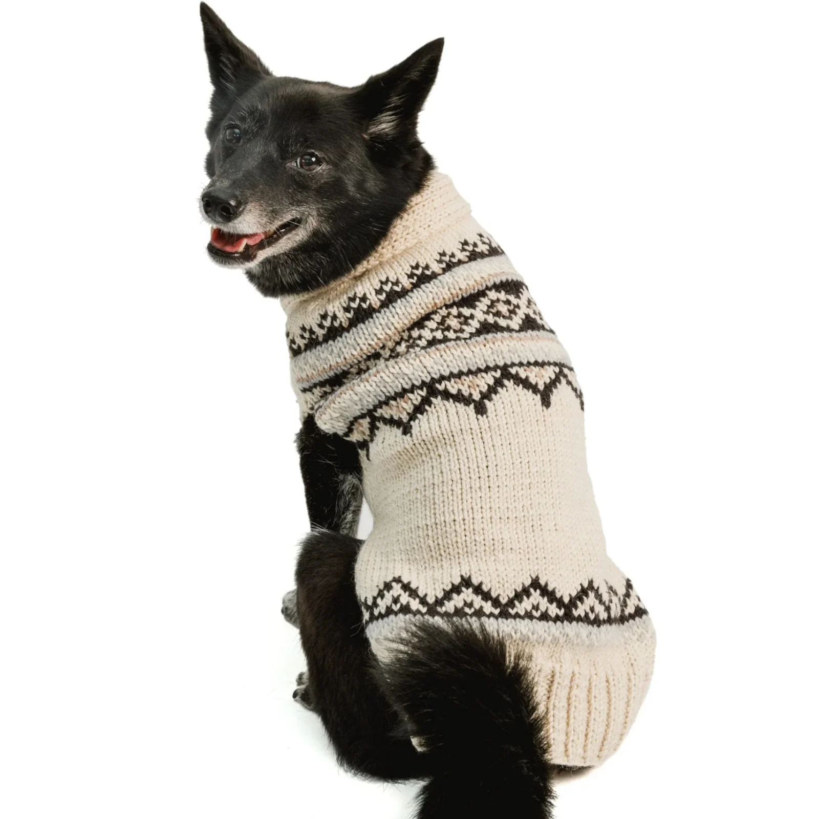 Alpaca Cream Wyatt Dog Sweater - Image 2