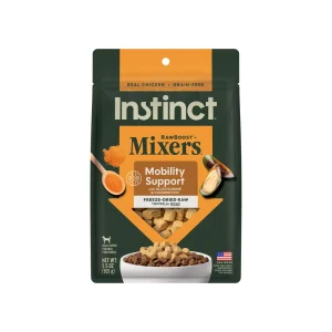 Instinct Raw Boost Mixers Freeze Dried Mobility Support Topper for Dogs