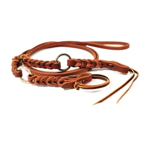 Professionals Choice 1/2in Bleeding Heart Ring 8ft Roping Rein