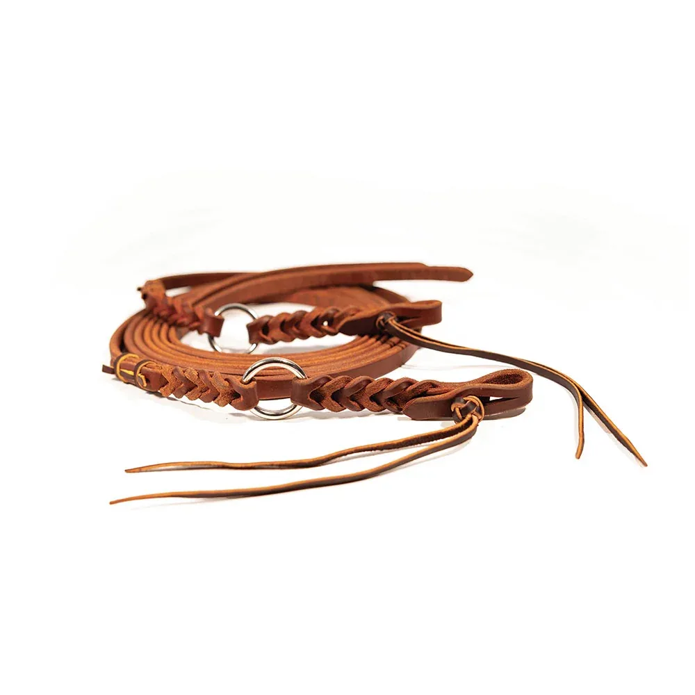 Professionals Choice 5/8in Bleeding Heart Ring 8ft Split Reins