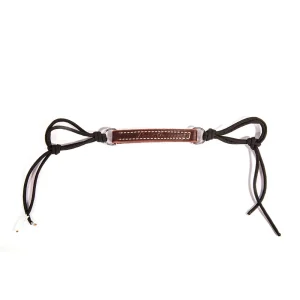Professionals Choice Burgundy Leather Paracord Curb Strap