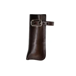 Professionals Choice Chocolate Leather Flag Holder