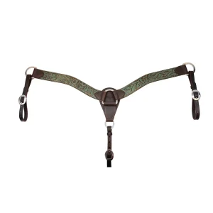 Professionals Choice Contoured 2in Copper Emerald Breast Collar