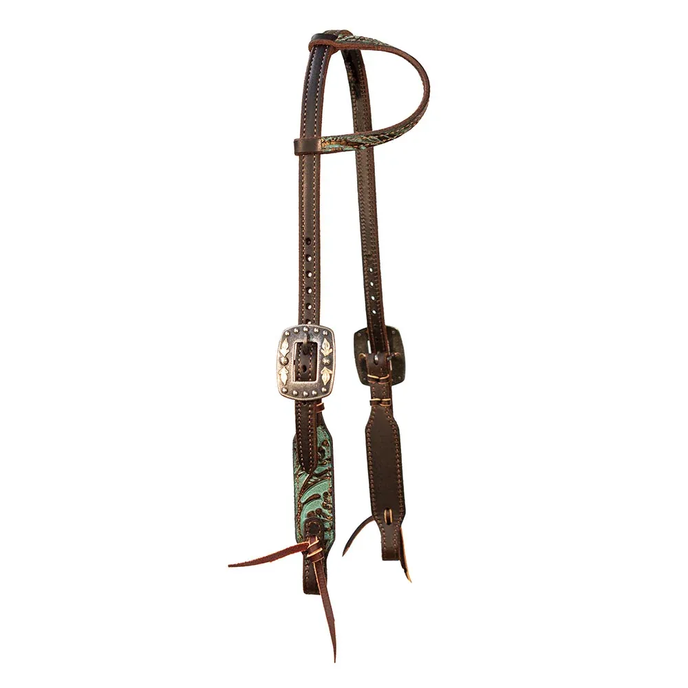 Professionals Choice Copper Emerald Single Ear Headstall