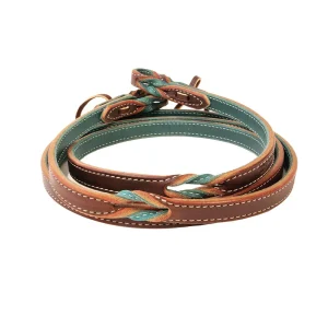 Professionals Choice Emerald Burgundy Twist Roping Reins