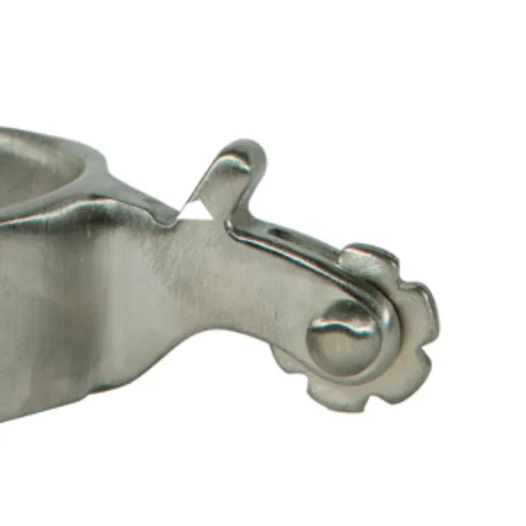 Professionals Choice Equisential 1/2in Band Short Shank Silver Youth Spurs - Image 2