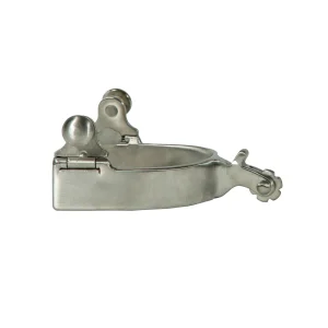Professionals Choice Equisential 1/2in Band Short Shank Silver Youth Spurs