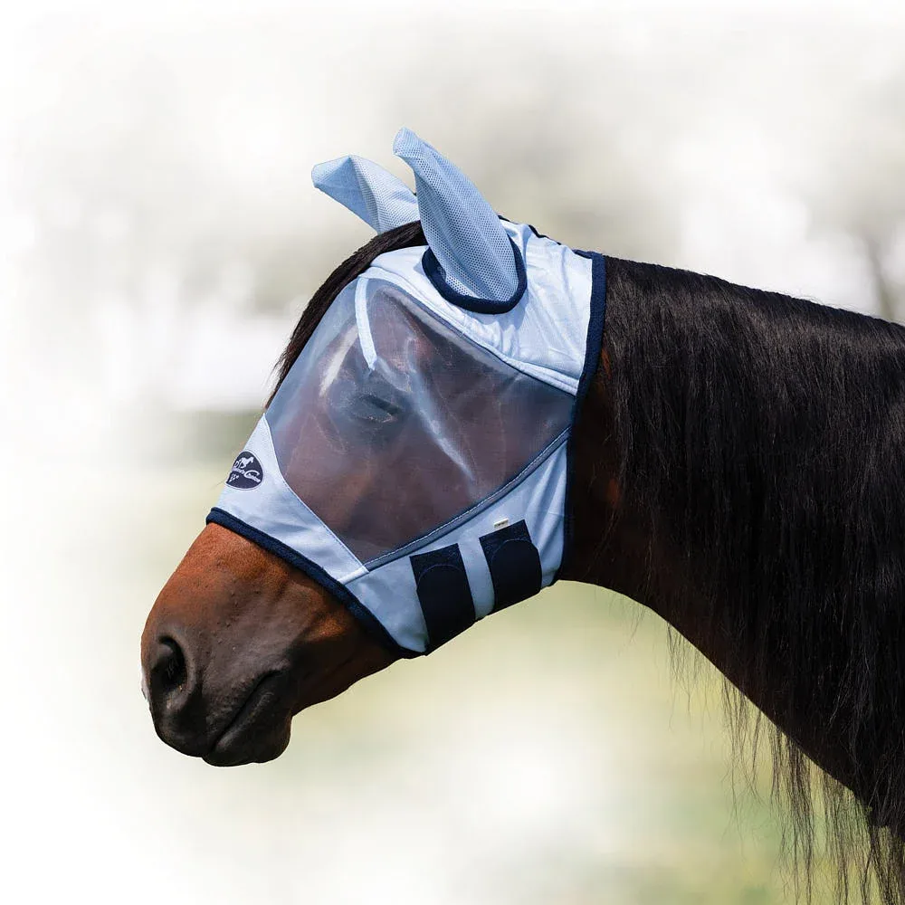 Professional's Choice Fly Screen Fly Mask with No Nose