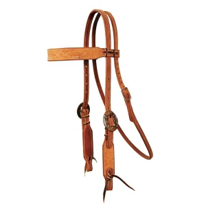 Professionals Choice Gunslinger Natural Roughout Browband Headstall