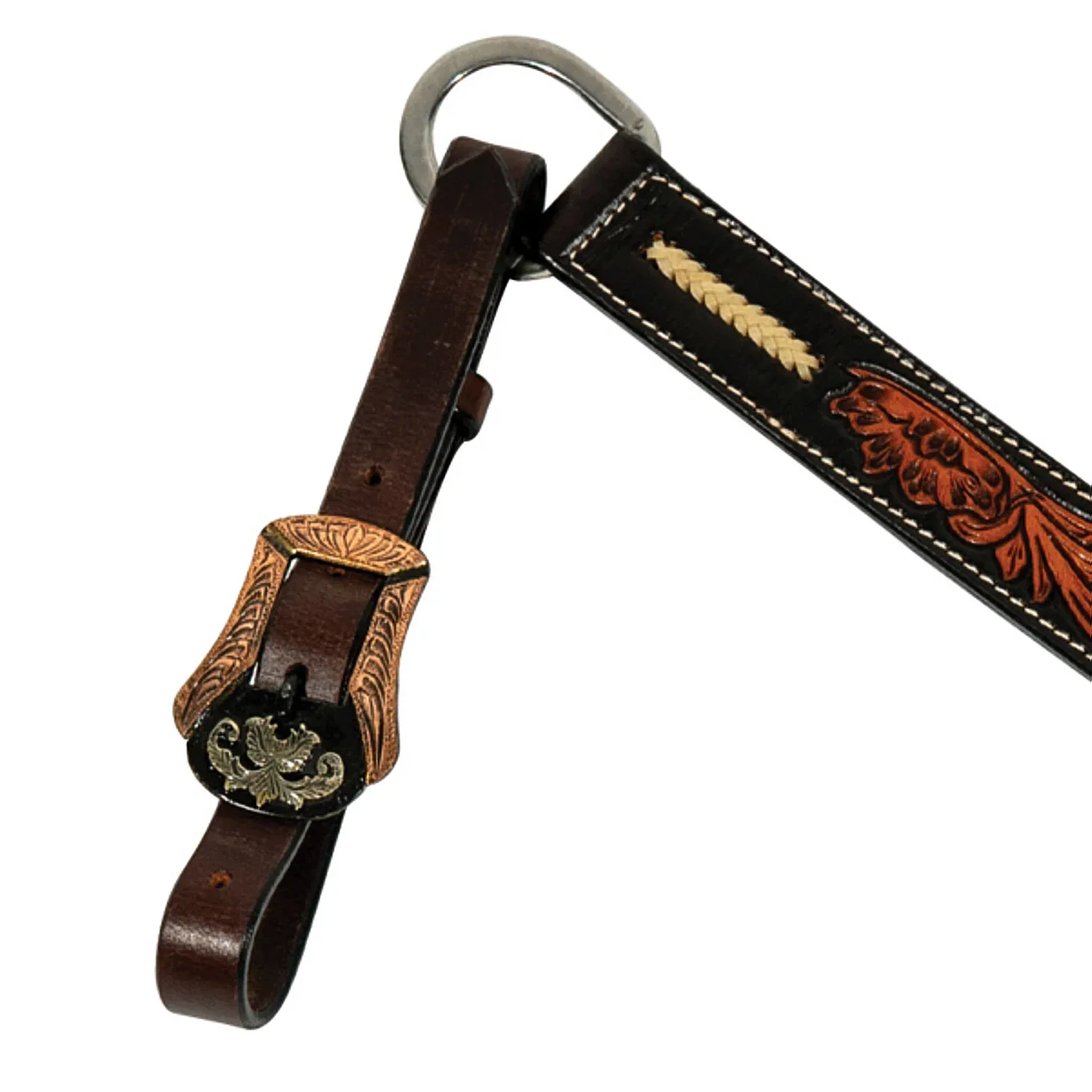 Professionals Choice Heritage Rawhide Braided Pony Breast Collar - Image 2