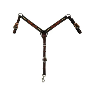 Professionals Choice Heritage Rawhide Braided Pony Breast Collar