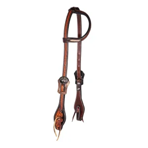 Professionals Choice Heritage Rawhide Braided Single Ear Headstall