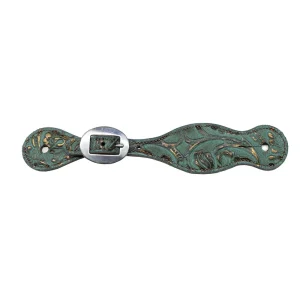 Professionals Choice Ladies Copper Emerald Spur Straps