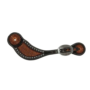 Professionals Choice Ladies Crossstitch Reptile Spur Straps