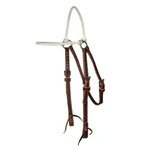 Professionals Choice Lariat Rope Burgundy Training Headseatter Headstall