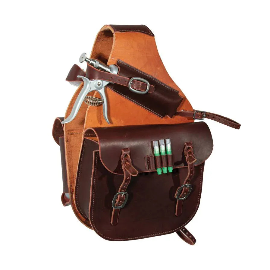 Professionals Choice Leather Medicine Saddle Bag