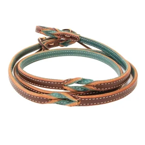 Professionals Choice Pony Emerald Burgundy Twist Roping Reins