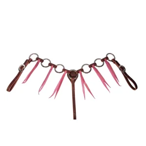 Professionals Choice Pony Ring Breast Collar with Orchid Tassles
