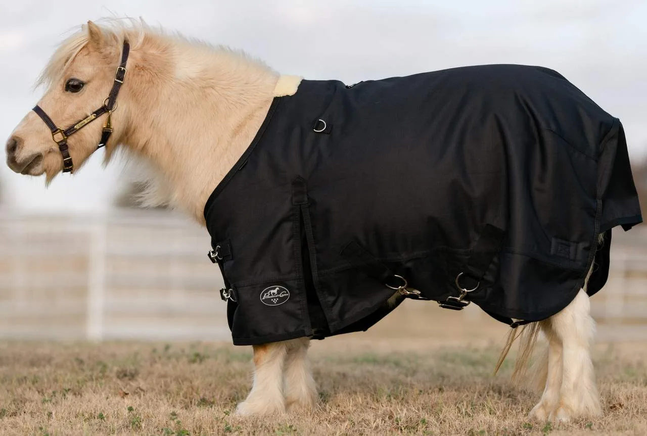Professionals Choice Professional's Black 1200D Pony Winter Blanket - Image 2