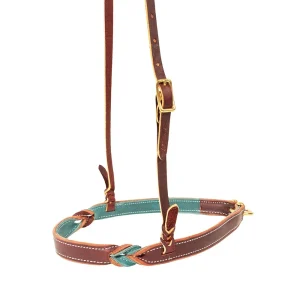 Professionals Choice Twist Emerald Burgundy Noseband