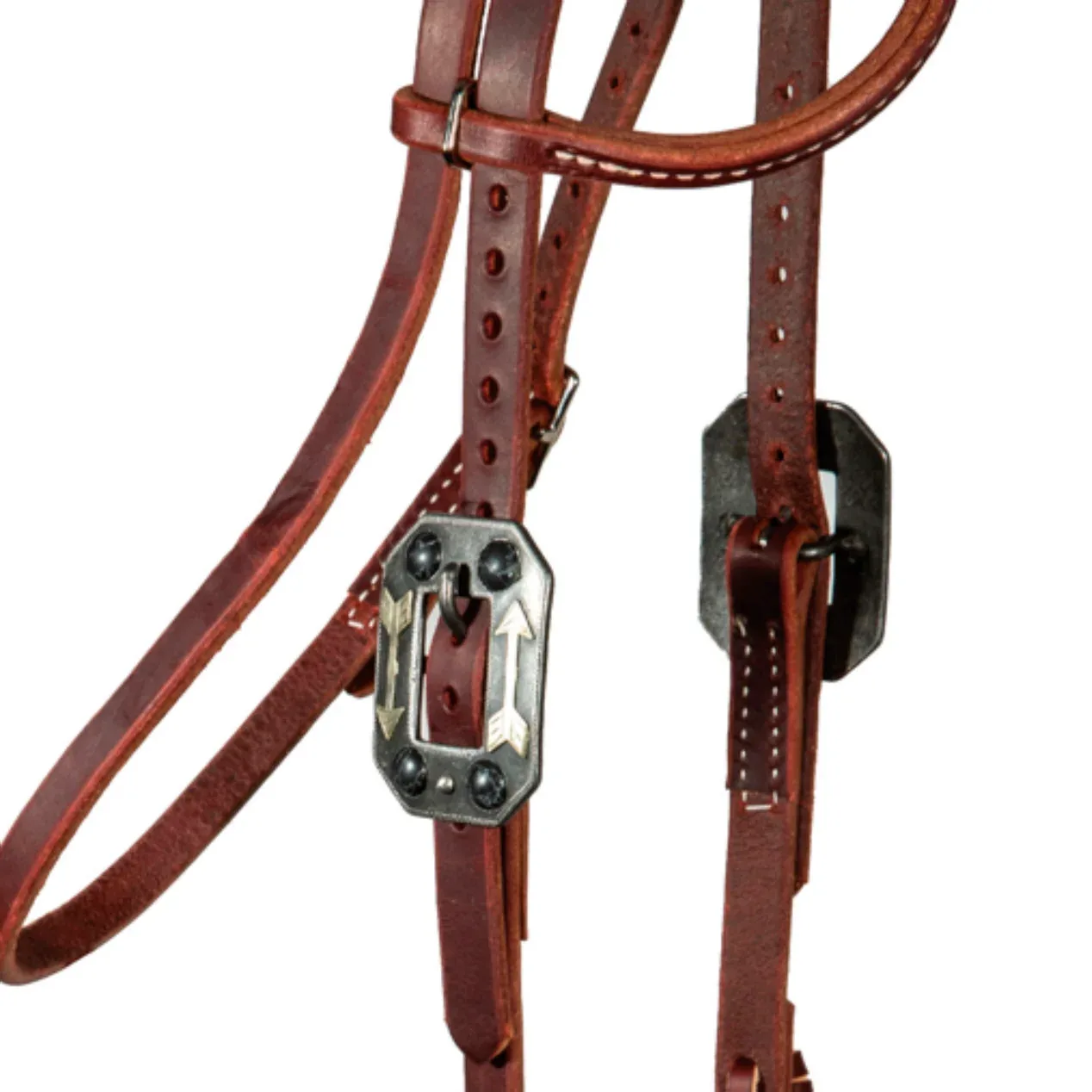 Professionals Choice Working Pony Correctional Bridle Set with Black Laced Reins - Image 2