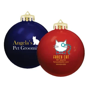 Promotional Round Holiday Ornaments