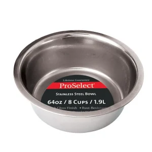 ProSelect Heavy Stainless Steel Dish Mirror Finish 64oz