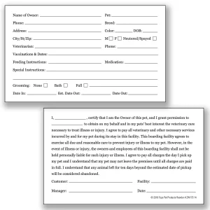 ProSelect Kennel Cards, 100 pk