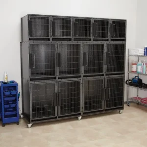 ProSelect Mod Dog Kennel Cage 11 Unit Graphite