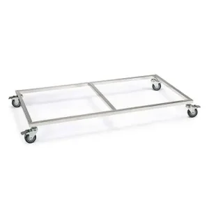 ProSelect Modular Cage Base w/Wheels Stainless Steel