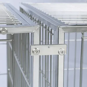 ProSelect Modular Cage Connectors Stainless Steel 4Pk