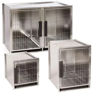 ProSelect Stainless Steel Modular Dog Kennel Cage