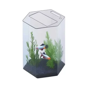 ProStar 15 Gallon Hexagon Acrylic Aquarium (15 Dia x 20") - Pro Clear