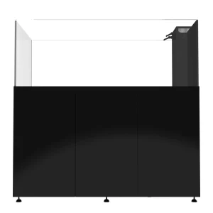 ProStar Rimless V2 200 Peninsula Aquarium w/ BLACK Stand - Pro Clear Aquatic Systems