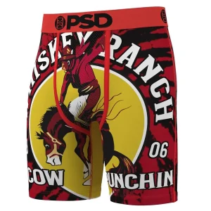 Psd Underwear Men's WB Cow Punchin Boxer Briefs