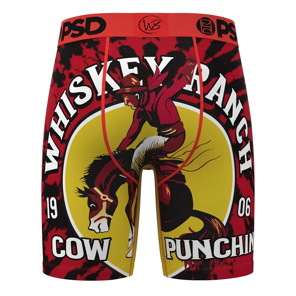Psd Underwear Men's WB Cow Punchin Boxer Briefs - Image 2