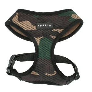 Puppia Soft Harness Camo XL