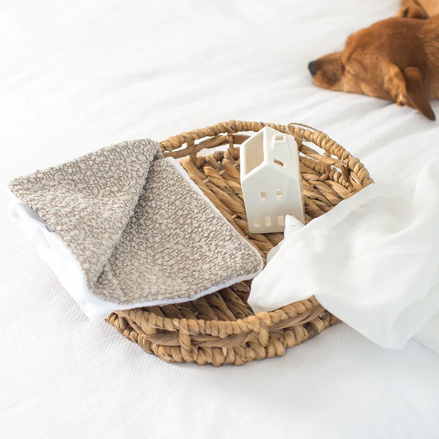 Puppy Scent Blanket in Bouclé by Lords & Labradors - Image 2