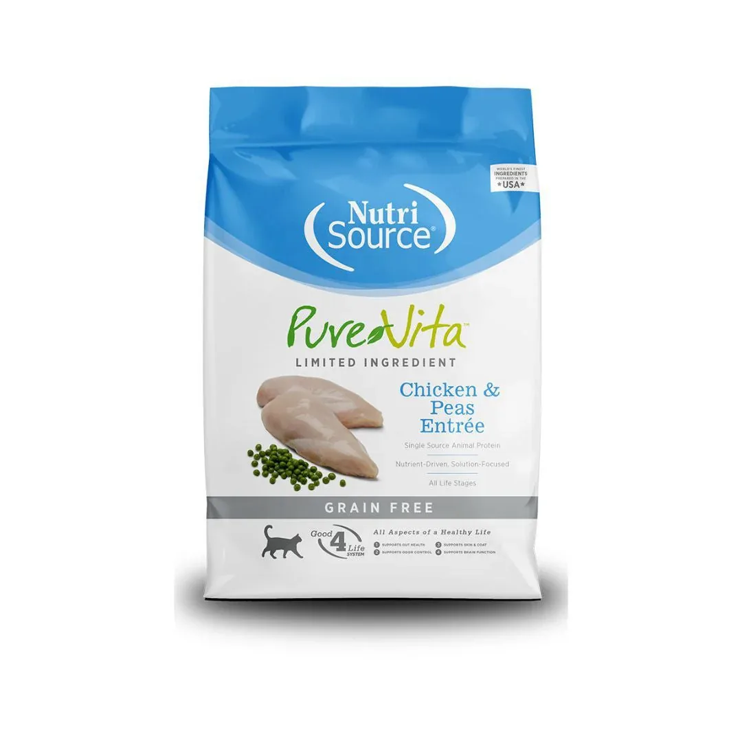 Pure Vita Grain-Free Chicken Dry Cat Food, 2.2 lb