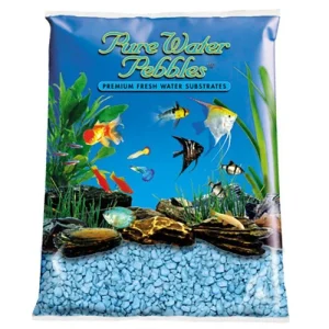 Pure Water Pebbles Aquarium Gravel - Heavenly Blue