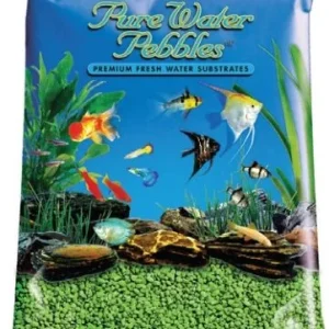 Pure Water Pebbles Aquarium Gravel - Neon Green